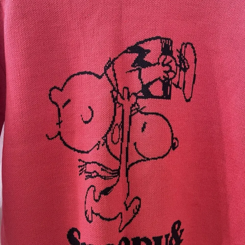 Vintage Peanuts x Bayflow Snoopy & Friends Knit Sweater Kids SZ 140 US 9-11 NWT